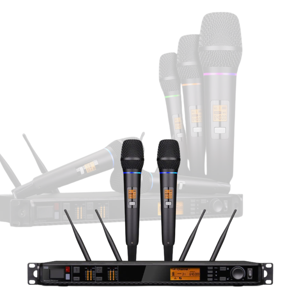 Micro đầu thu ONTEKCO U9 Pro-UHF 6 micro khong day 40