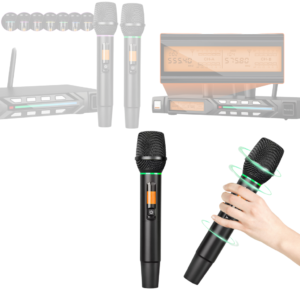 Micro đầu thu ONTEKCO U8 Pro-UHF 9 micro khong day 50