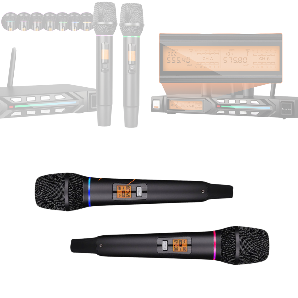 Micro đầu thu ONTEKCO U9 Pro-UHF 2 micro khong day 51