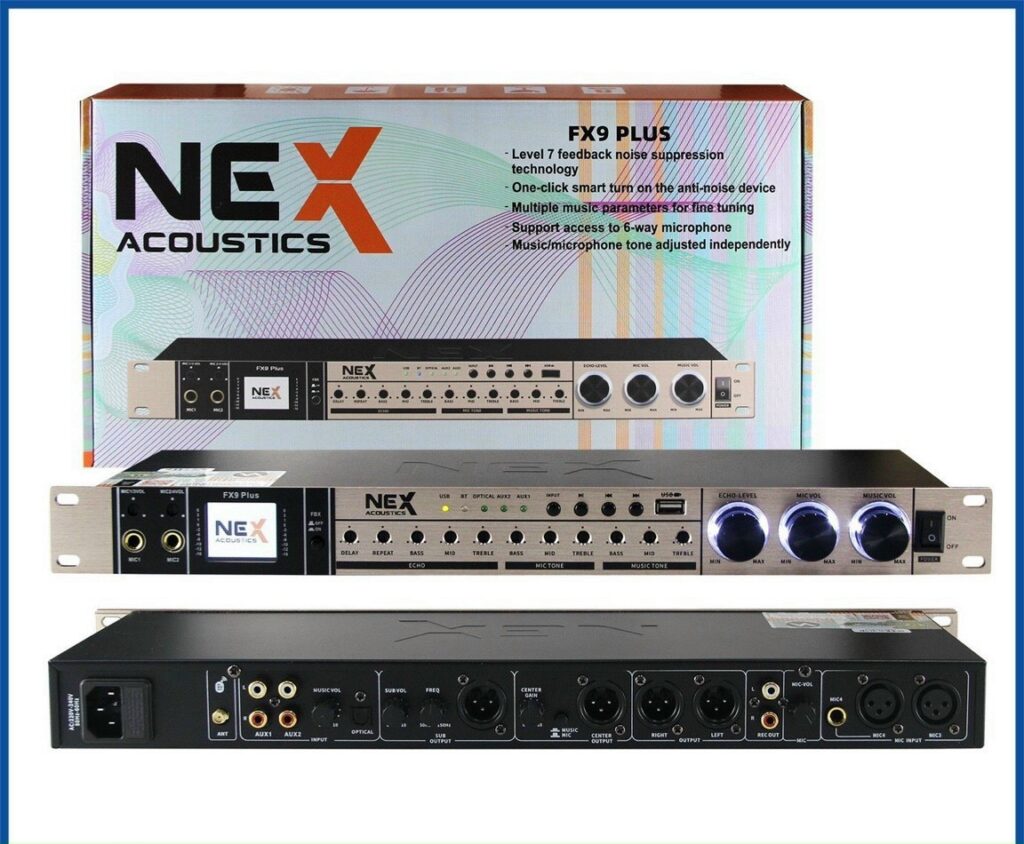 Các bước chỉnh vang cơ Nex FX90 hát karaoke hay nhất 1 vang cơ Nex FX90