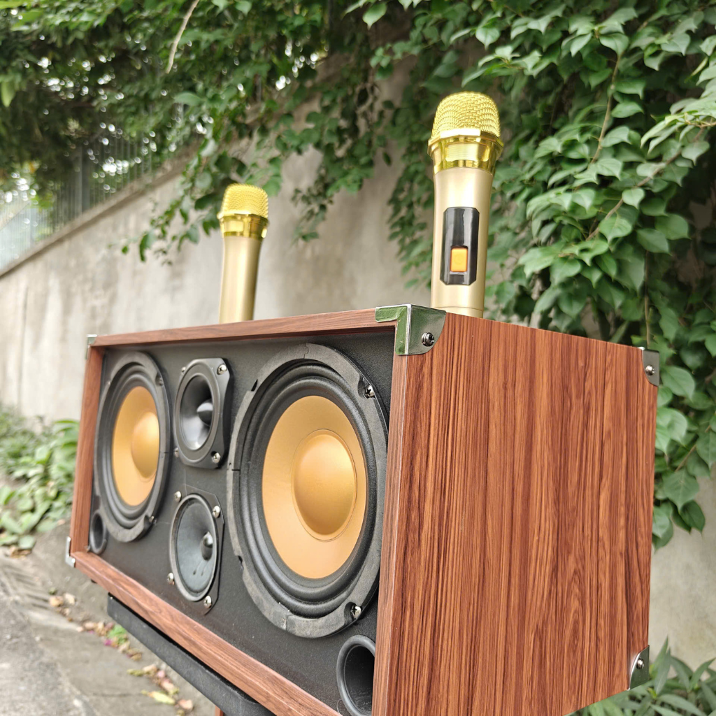 Loa xách tay karaoke Ontekco TX262- 2 bass 16-2 treble-kèm 2 micro không dây 7 Thiet ke chua co ten 17