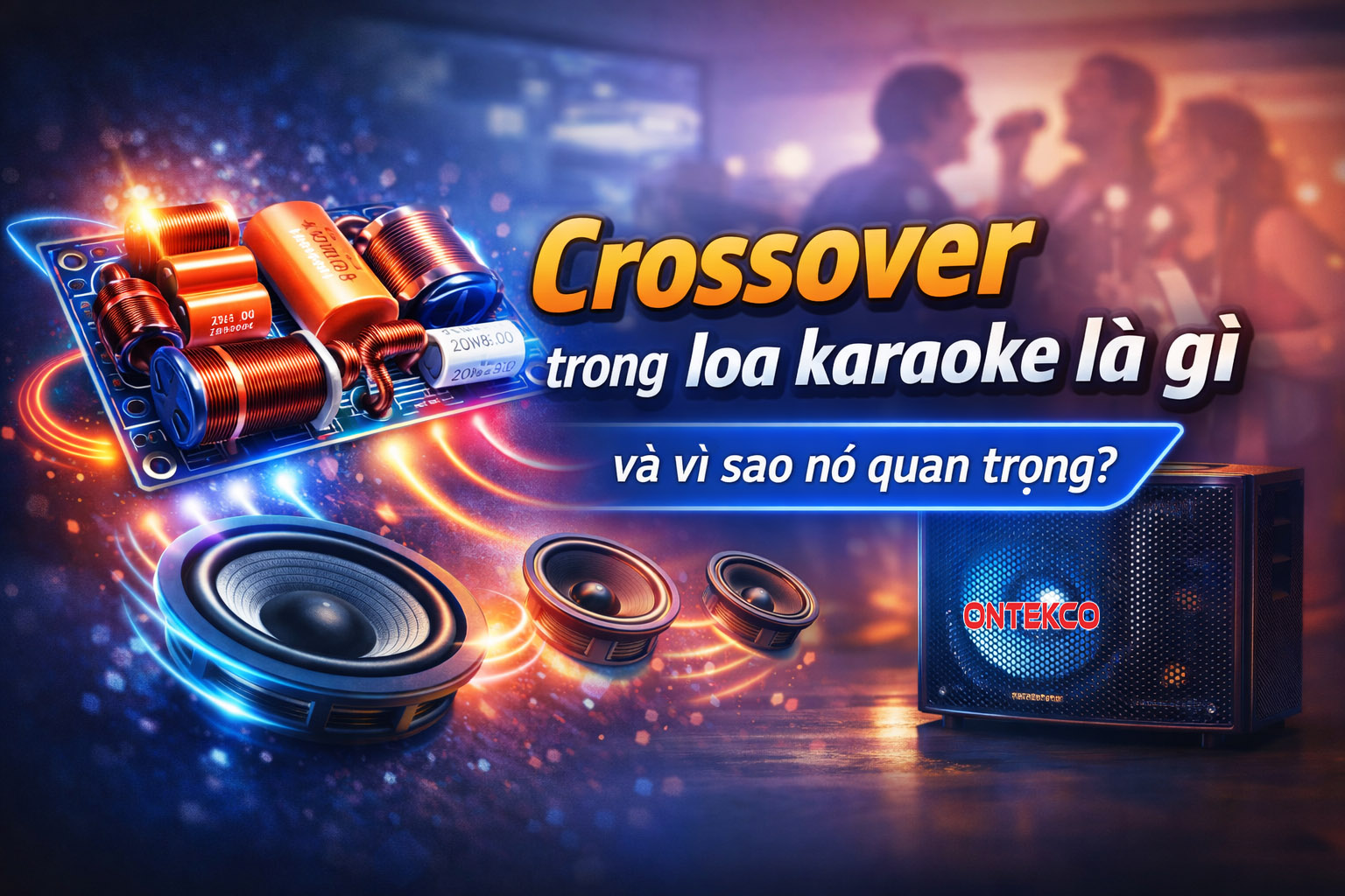 Crossover trong loa karaoke là gì và vì sao nó quan trọng? 1 Cấu tạo crossover trong loa karaoke