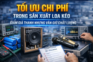 Tối Ưu Chi Phí Trong Sản Xuất Loa Kéo: Làm Sao Giảm Giá Thành Nhưng Vẫn Giữ Chất Lượng?