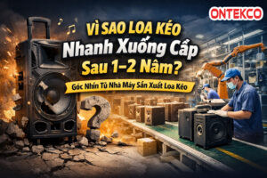 Vì Sao Loa Kéo Nhanh Xuống Cấp Sau 1–2 Năm? Góc Nhìn Từ Nhà Máy Sản Xuất Loa Kéo